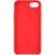 Чехол для iPhone InterStep для iPhone 8 IS SOFT-T METAL ADV красный